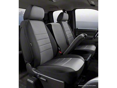 Neo Series Front Seat Covers; Gray (15-23 F-150 w/ Bench Seat)