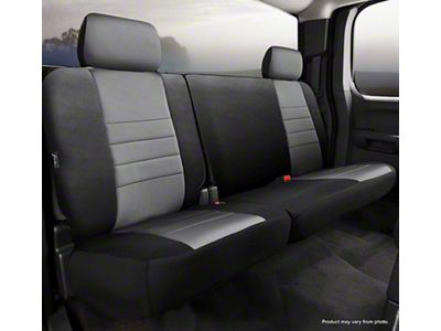 Neo Series Rear Seat Cover; Gray (15-23 F-150 SuperCrew)