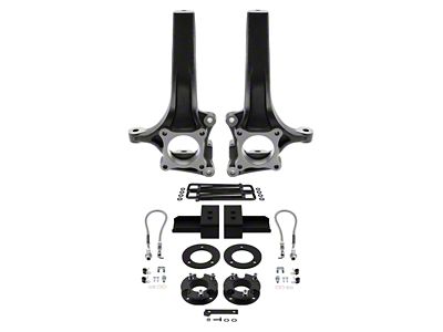 Supreme Suspensions 7-Inch Front / 5-Inch Rear Spindle Suspension Lift Kit (09-14 2WD F-150)