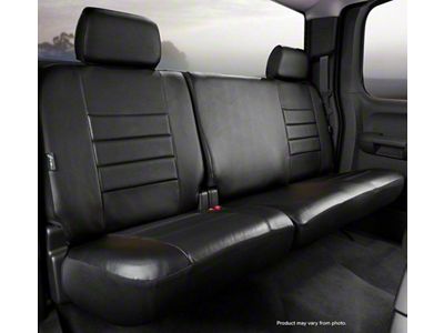 LeatherLite Series Rear Seat Cover; Black (15-23 F-150 SuperCrew)