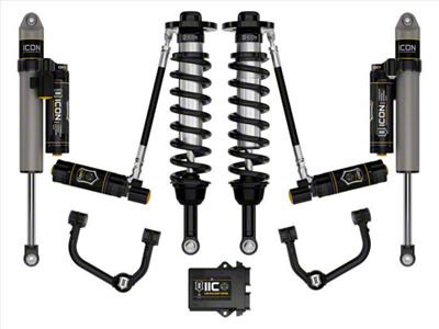 ICON Vehicle Dynamics 2.75 to 3.50-Inch Suspension Lift System with Tubular Upper Control Arms; Stage 5 (21-23 4WD F-150 w/o CCD System & BlueCruise, Excluding Raptor & Tremor)