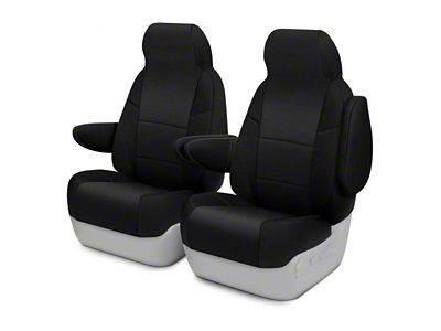 ModaCustom Wetsuit Front Seat Covers; Black (10-13 Silverado 1500 w/ Bucket Seats)