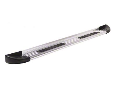 Multi-Fit TrailRunner Running Boards without Mounting Brackets; Brite (02-08 RAM 1500 Quad Cab)