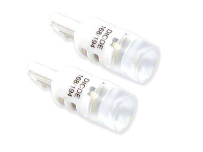 Diode Dynamics Warm White LED License Plate Light Bulbs; 194 HP3 (11-18 RAM 1500)