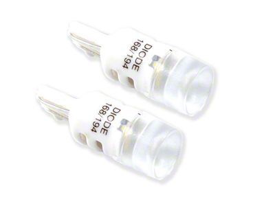 Diode Dynamics Cool White LED Side Marker Light Bulbs; 194 HP3 (04-23 F-150)