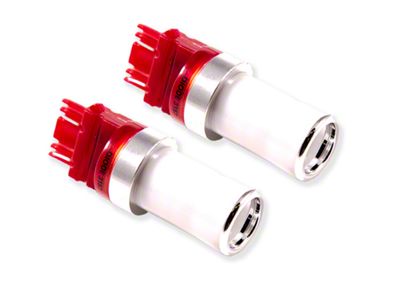 Diode Dynamics Red LED Tail Light Bulbs; 3157 HP48 (99-13 Silverado 1500)