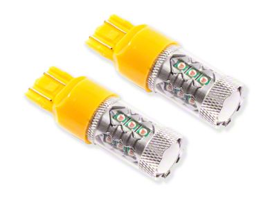 Diode Dynamics Amber Front Turn Signal LED Light Bulbs; 7443 XP80 (15-20 F-150)