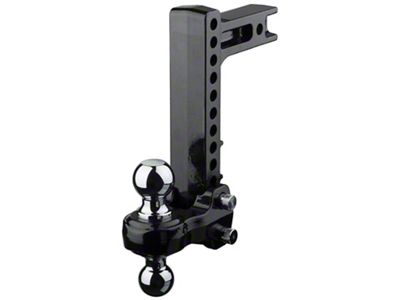 FLASH SSBM Series 2-Inch Receiver Hitch Adjustable Ball Mount; 10-Inch Drop (Universal; Some Adaptation May Be Required)