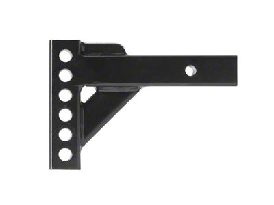 e2 Standard Adjustable Weight Distribution Hitch Shank; 2.50-Inch Drop; 5.50-Inch Rise (Universal; Some Adaptation May Be Required)