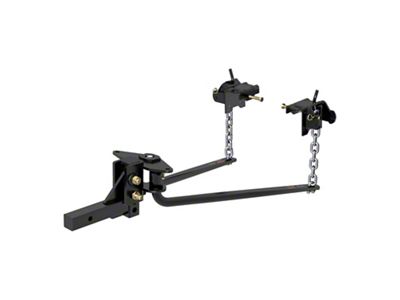 2-Inch MV Round Bar Weight Distribution Receiver Hitch; 8,000 to 10,000 lb. (Universal; Some Adaptation May Be Required)