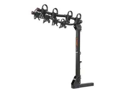 2-Inch Receiver Hitch Premium Bike Rack; Carries 4 Bikes (Universal; Some Adaptation May Be Required)