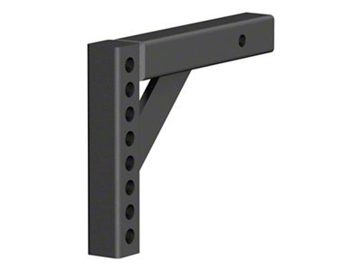 2-Inch Receiver Weight Distribution Hitch Shank; 5-5/8-Inch Drop (Universal; Some Adaptation May Be Required)