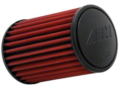 AEM Induction DryFlow Air Filter; 3-Inch Inlet / 8.125-Inch Length (Universal; Some Adaptation May Be Required)