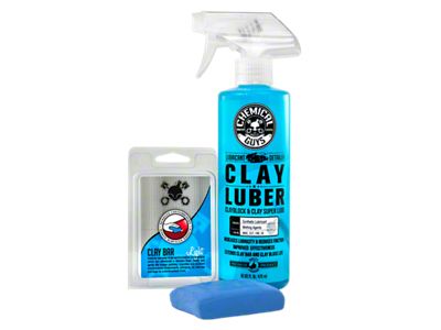 Chemical Guys Clay Bar and Luber Synthetic Lubricant Kit; Light Duty