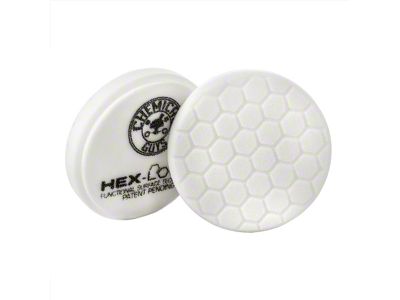 Chemical Guys White Hex-Logic Light-Medium Polishing Pad; 6.50-Inch
