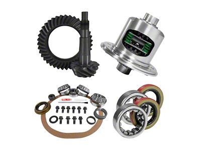 USA Standard Gear 8.25-Inch Posi Rear Axle Ring and Pinion Gear Kit with Install Kit; 3.91 Gear Ratio (97-11 Dakota)